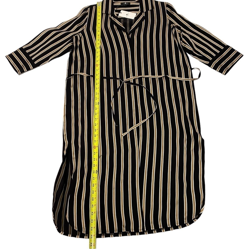 7 For All Mankind Striped Shirt Dress - Picture 16 of 16